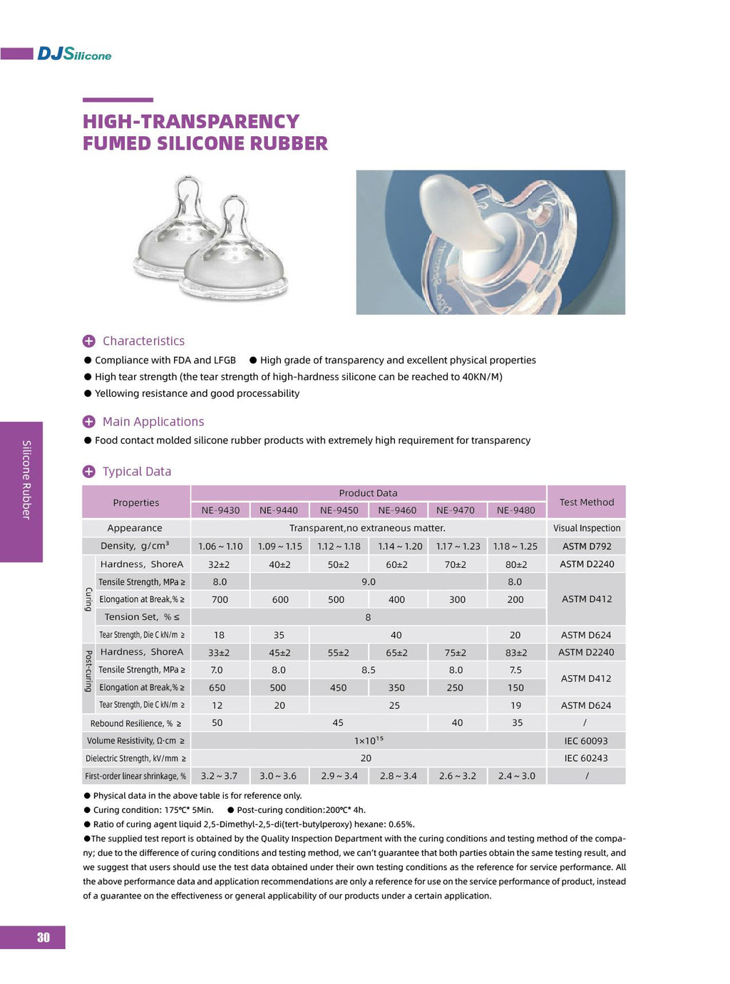 Silicon rubber