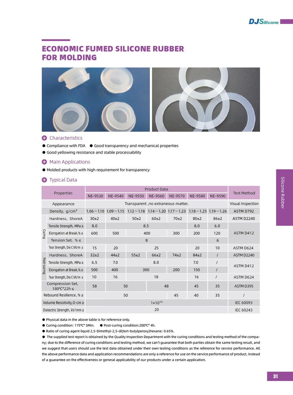Silicon rubber